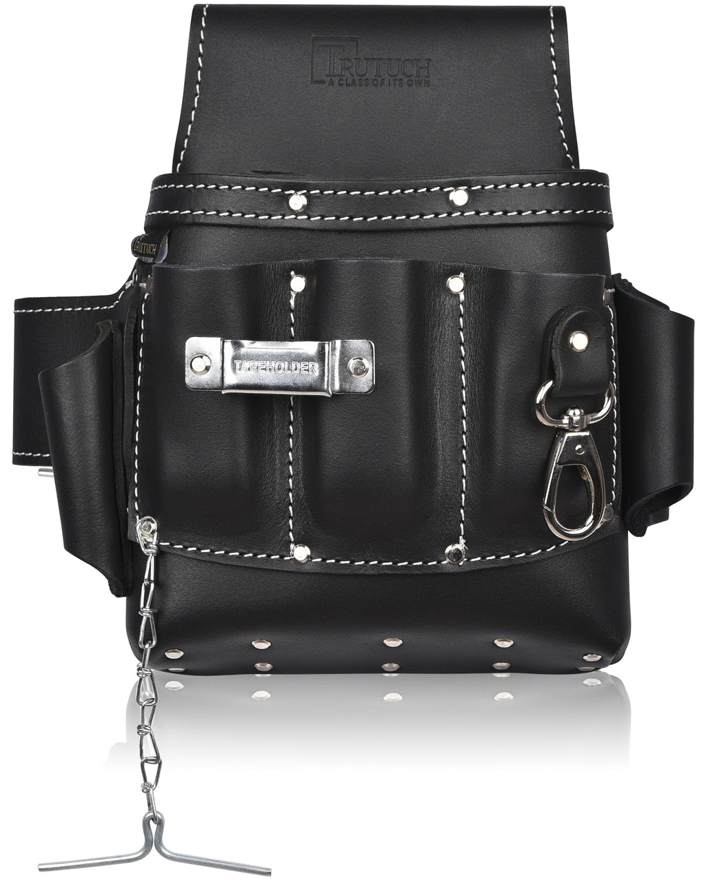 TRUTUCH Leather Tool Belt, Carpenter Tool Pouch, Electrician Tool bag