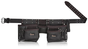 Trutuch Chocolate Combine Leather Tool Belt, Carpenter Tool Belt, Drywall Tool Belt for Handyman, TT-4020-R