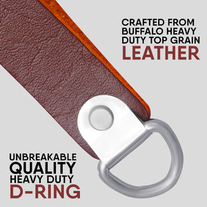 Trutuch Maroon Leather Work Suspenders with Cell Phone Pocket, Comfortable Padded Leather Tool Belt Suspenders, Maroon Suspension System, TT-7050-S