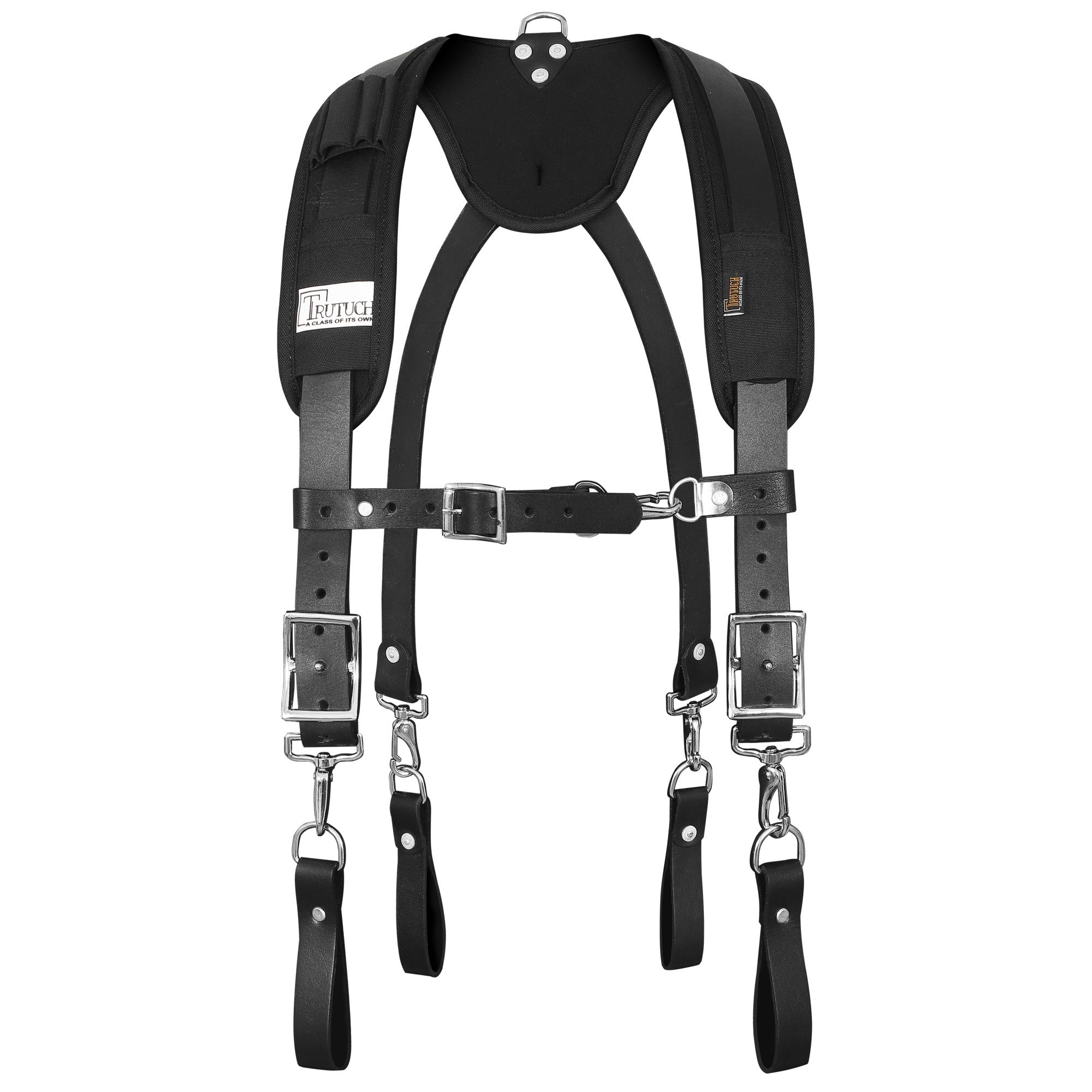 WELKINLAND Heavy-Duty Leather Tool Belt Suspenders, Leather