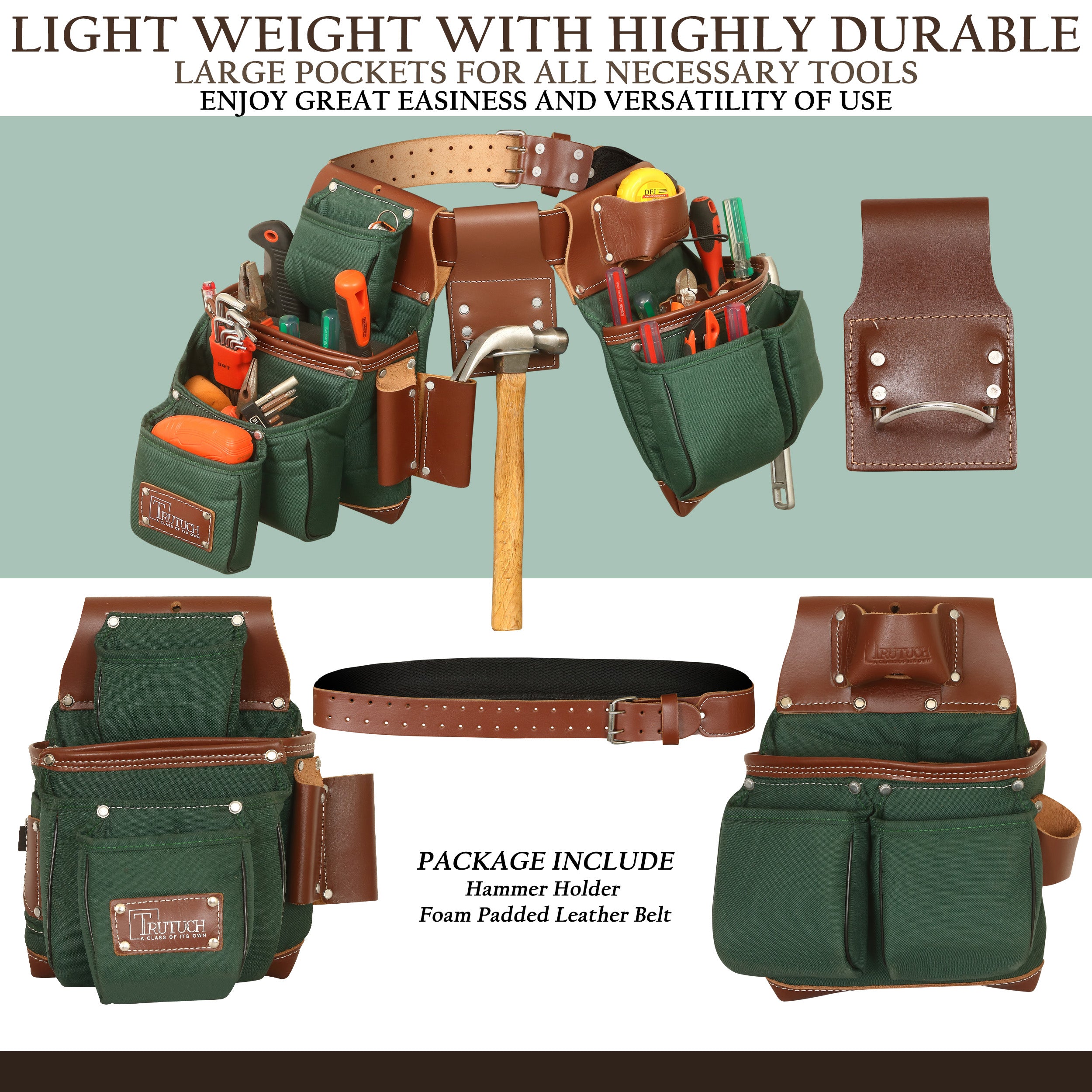 Occidental Leather 5089LH Seven Bag Pro Framer Framing Tool Bag Belt LEFT  HAND  eBay